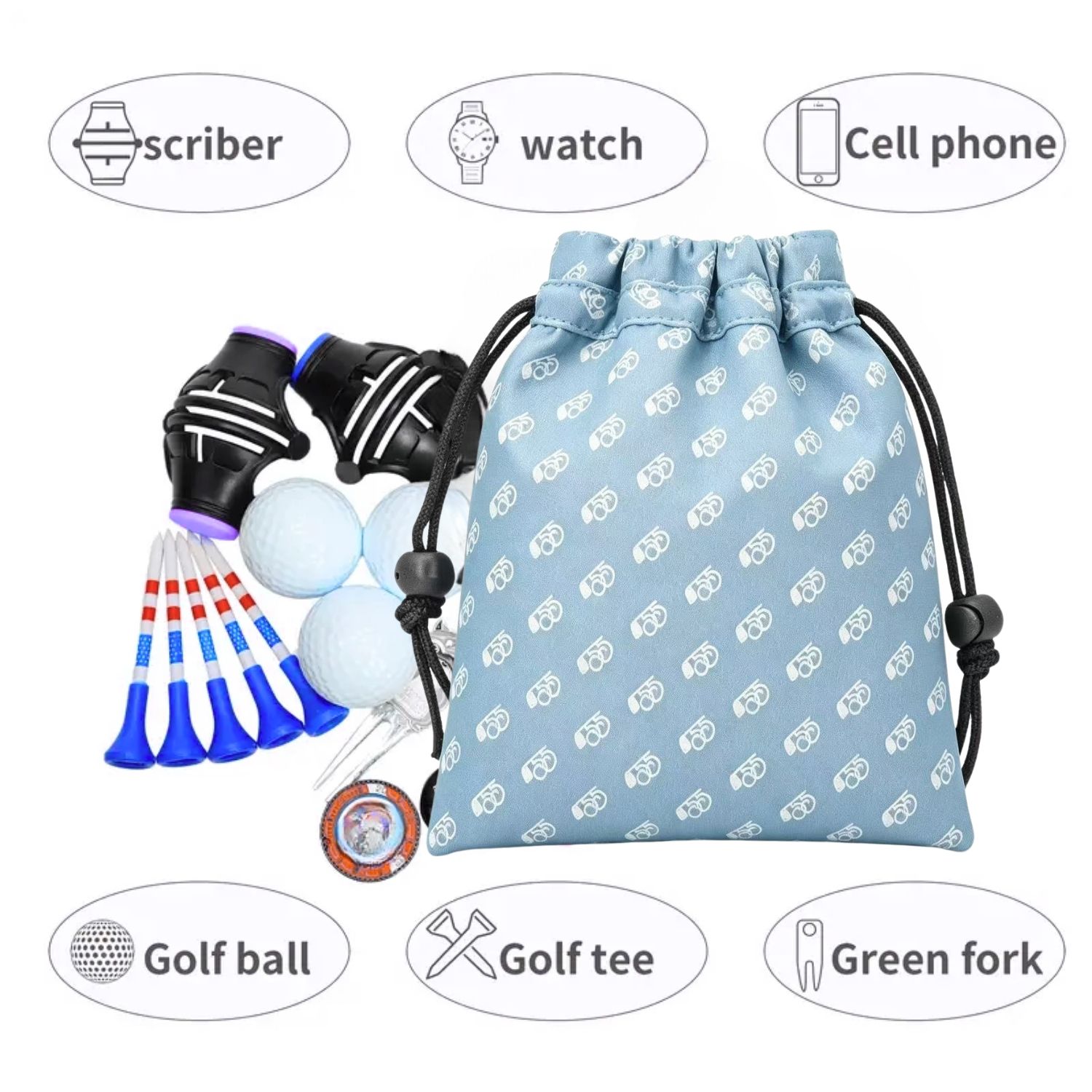 A Minimalist Blue Golf Valuabl - Golf Equipment Bag 评论和价格
